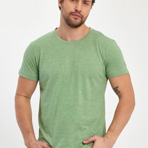Erkek Compact Penye Sıfır Yaka T-shirt