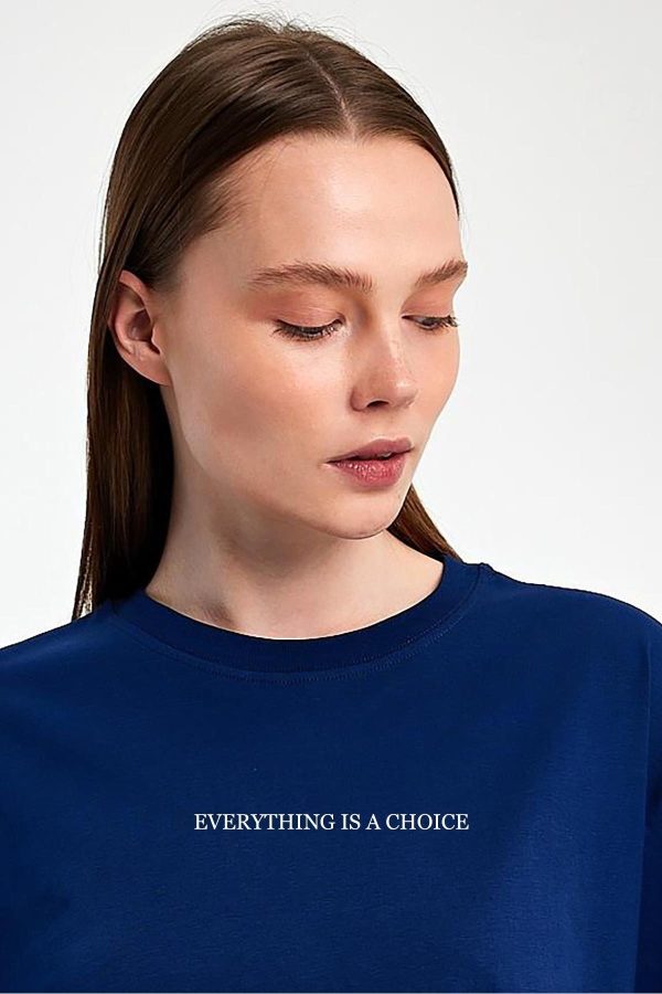 Kadın Baskılı Oversize T-Shirt - Görsel 2