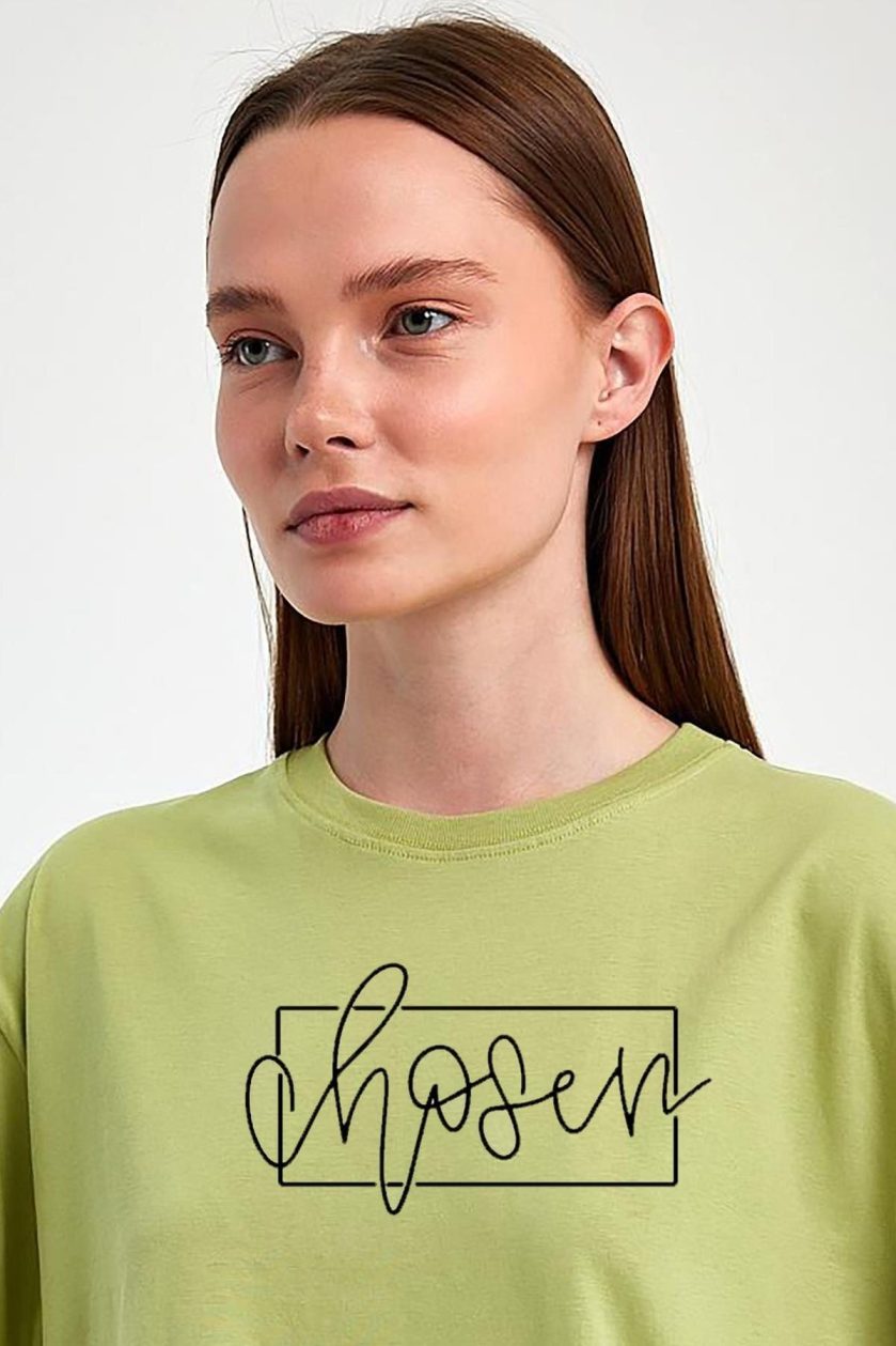 Kadın Baskılı Oversize T-Shirt - Görsel 2