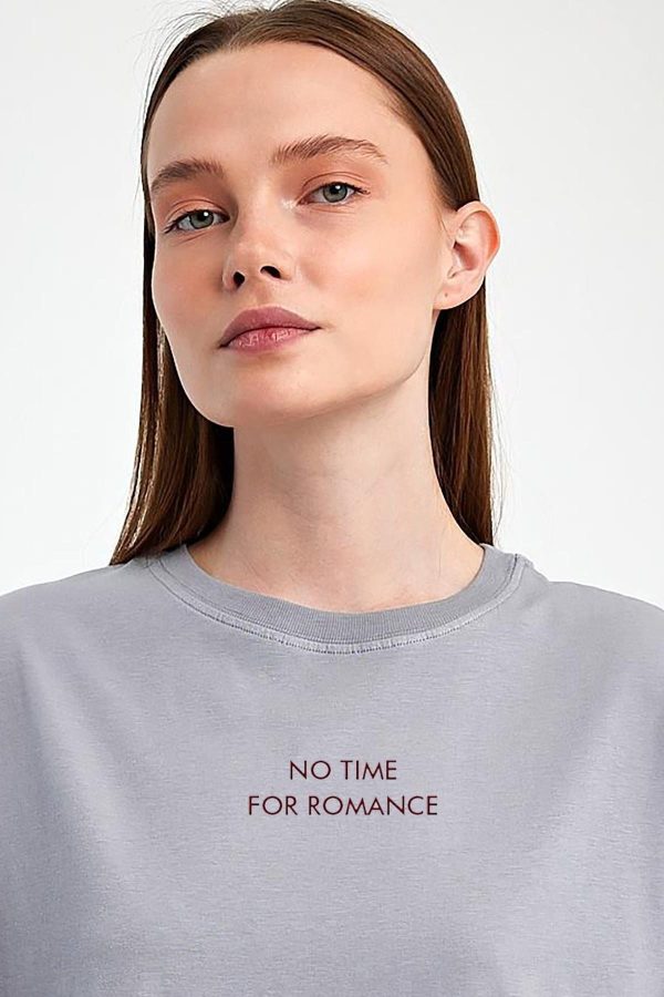 Kadın Baskılı Oversize T-Shirt - Görsel 2