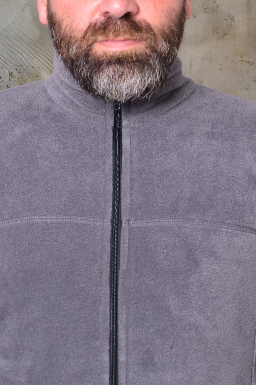 Erkek Kalın Füme Polar Mont - Görsel 2