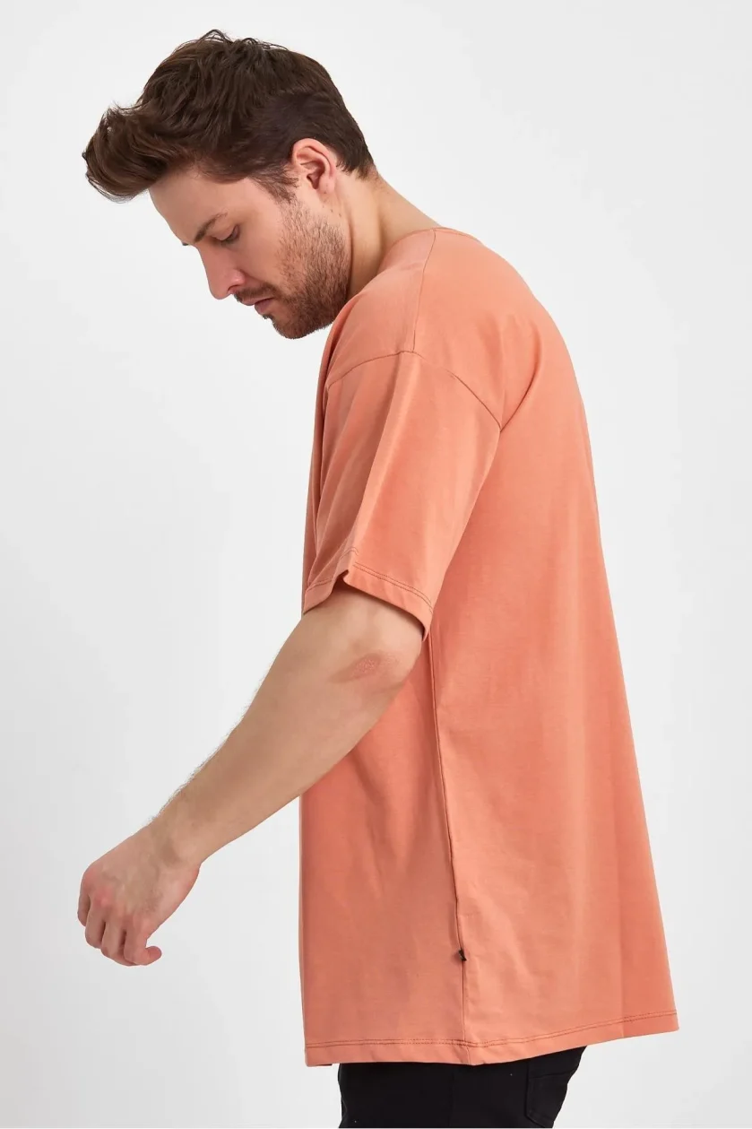 Erkek Compact Penye Oversiz Tişört - Görsel 19