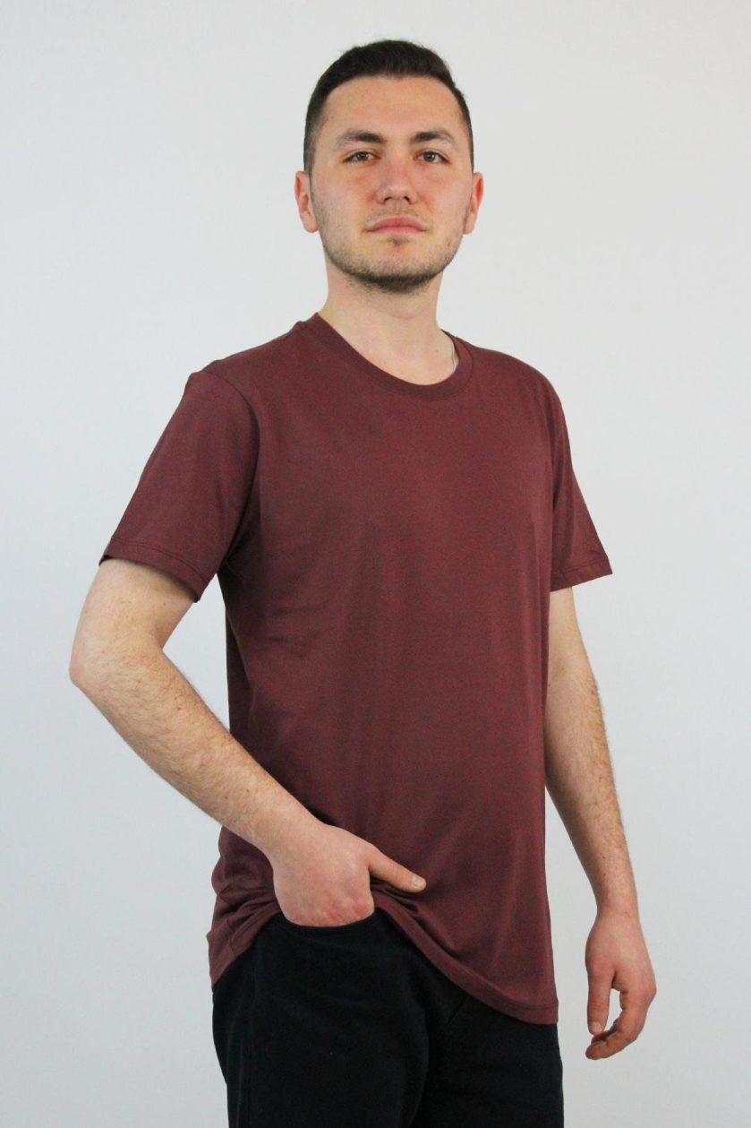 Erkek Compact Penye Sıfır Yaka T-shirt - Görsel 4