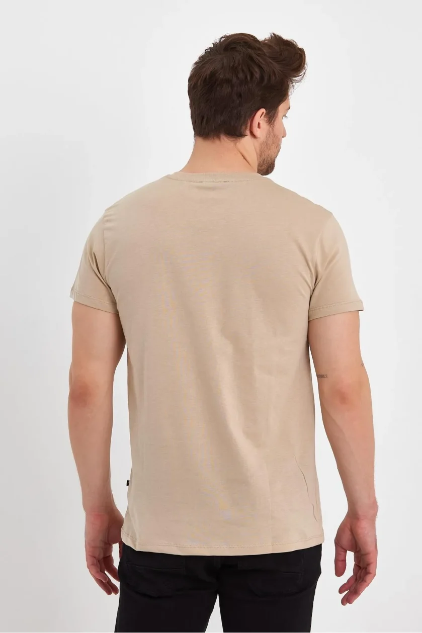 Erkek Compact Penye Sıfır Yaka T-shirt - Görsel 8