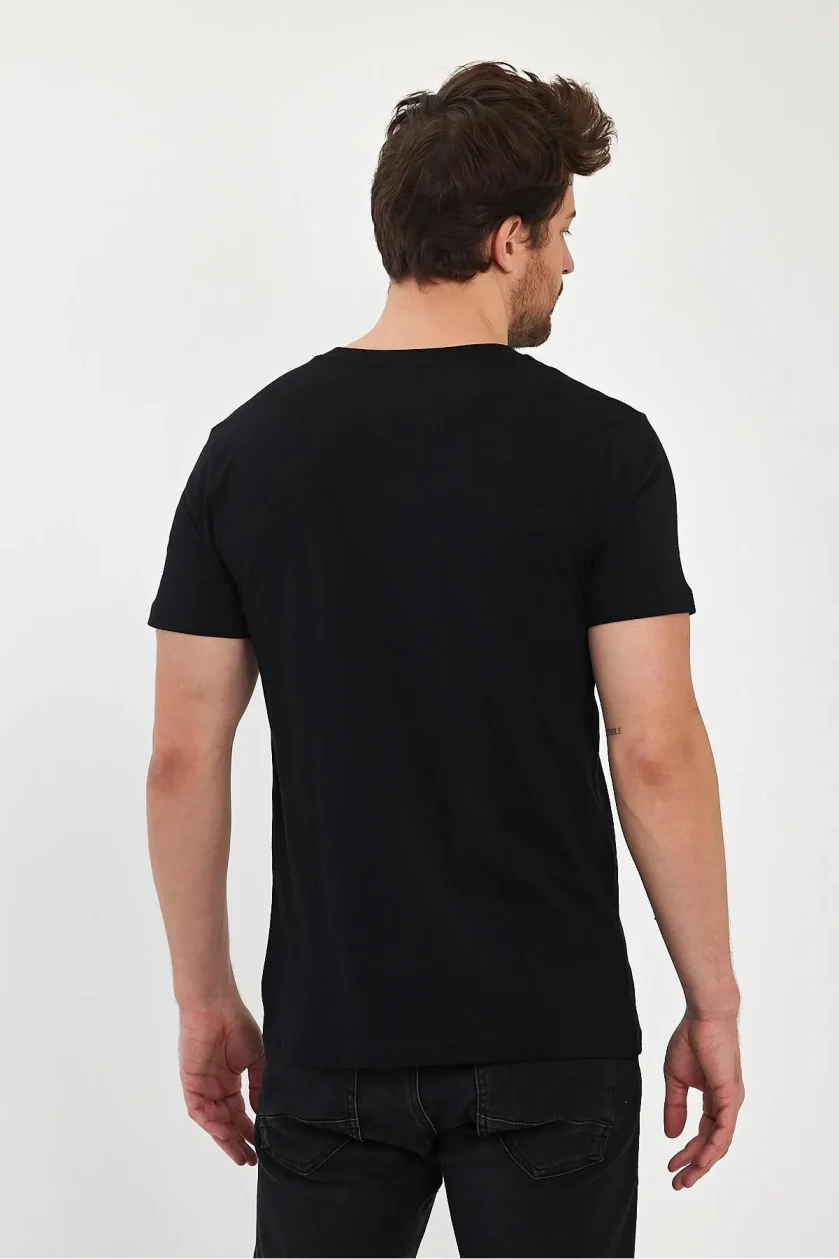 Erkek Compact Penye V Yaka T-Shirt - Görsel 16