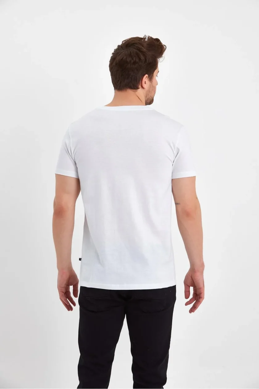 Erkek Compact Penye V Yaka T-Shirt - Görsel 21