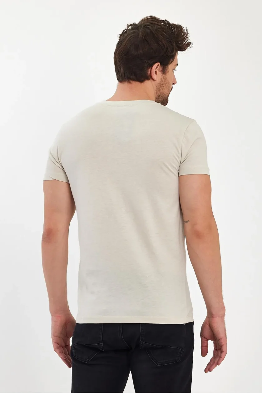 Erkek Compact Penye V Yaka T-Shirt - Görsel 27