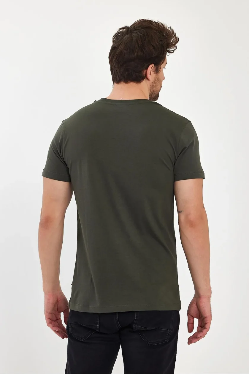 Erkek Compact Penye V Yaka T-Shirt - Görsel 45