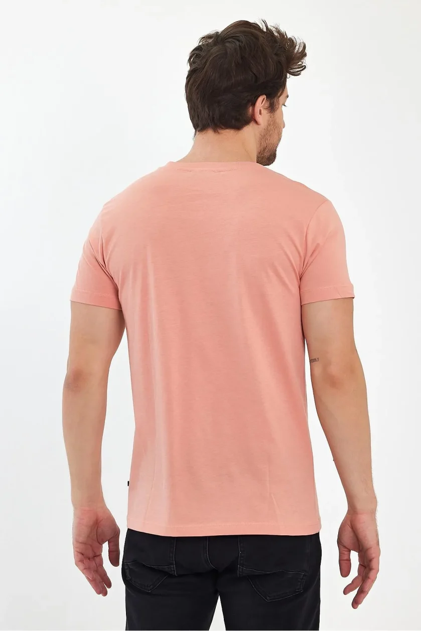 Erkek Compact Penye V Yaka T-shirt - Görsel 11
