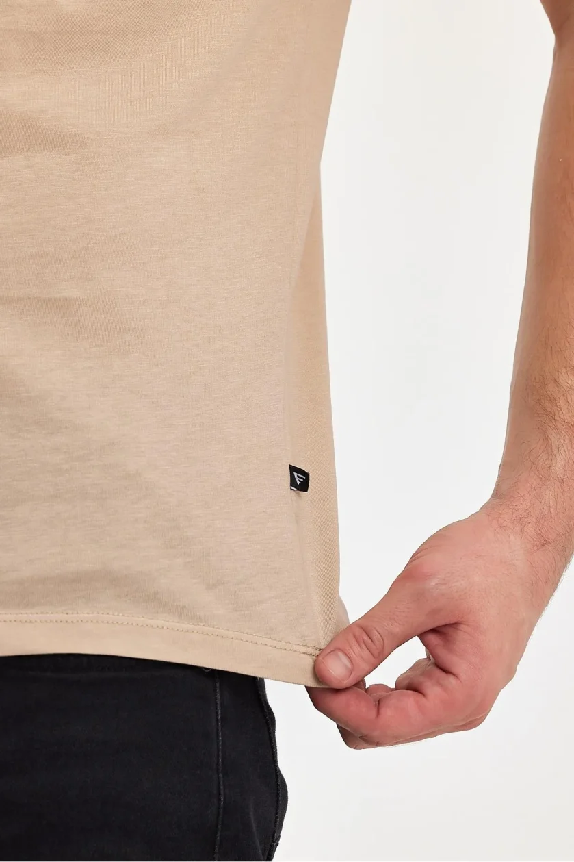 Erkek Compact Penye V Yaka T-shirt - Görsel 15