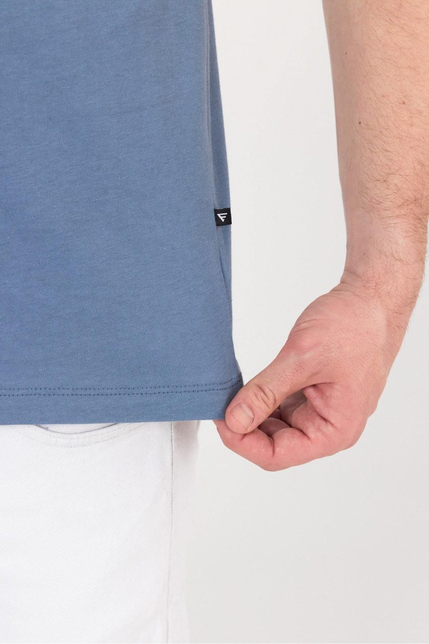 Erkek Compact Penye V Yaka T-Shirt - Görsel 3