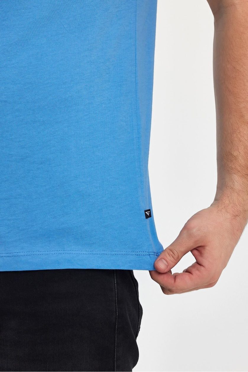 Erkek Compact Penye V Yaka T-shirt - Görsel 4