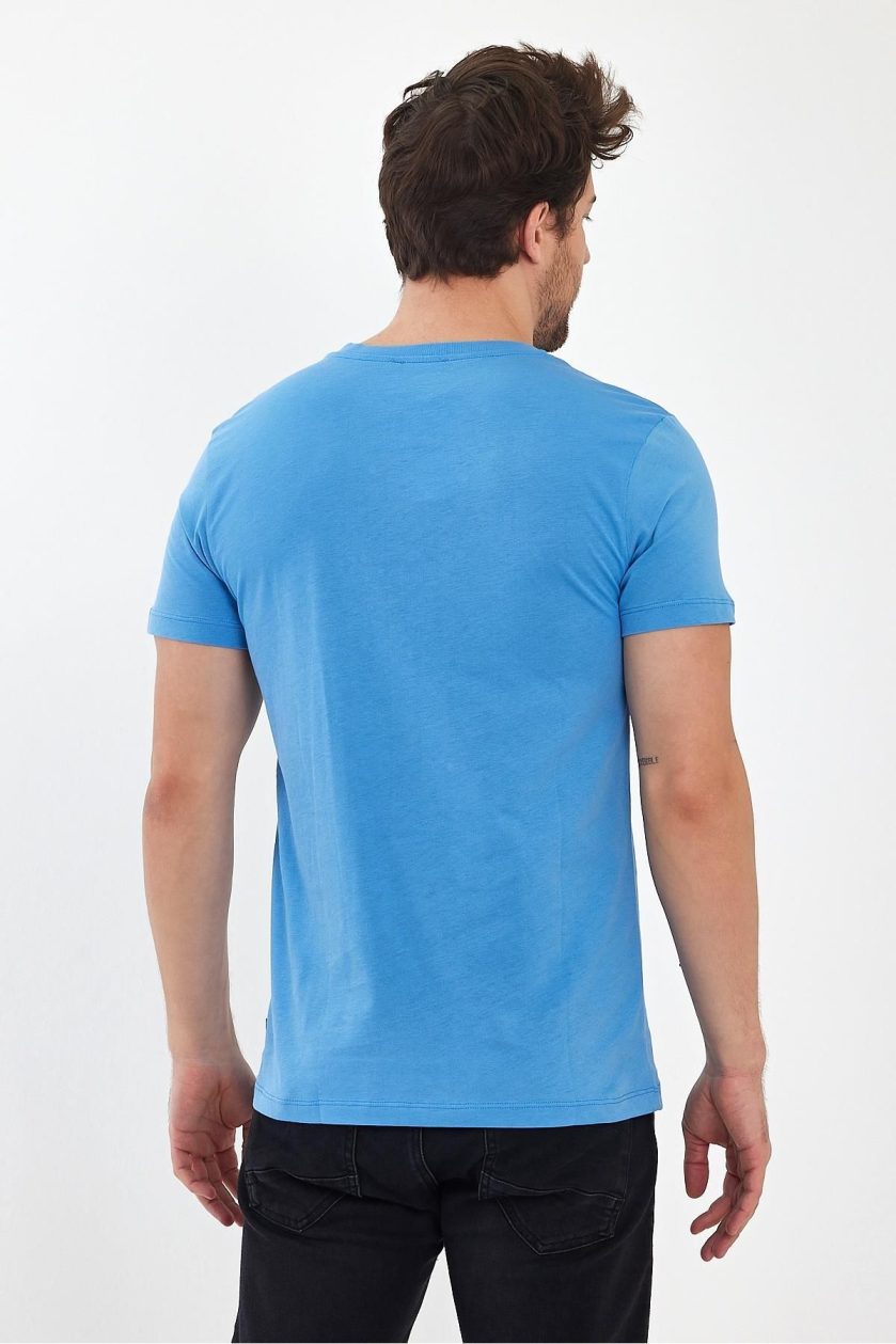 Erkek Compact Penye V Yaka T-shirt - Görsel 6