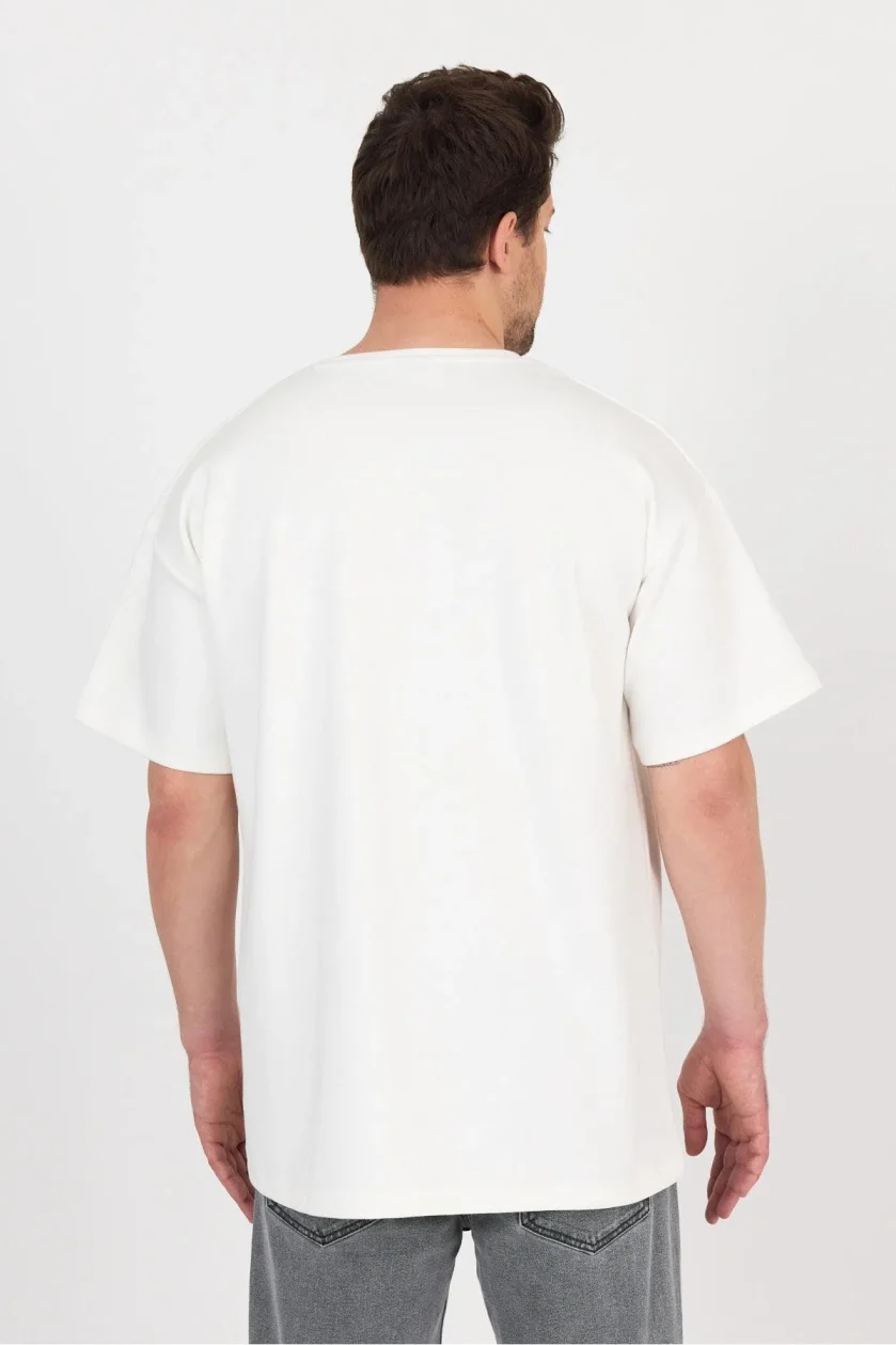 Erkek Doubleface İnterlok Oversize Tshirt - Görsel 10