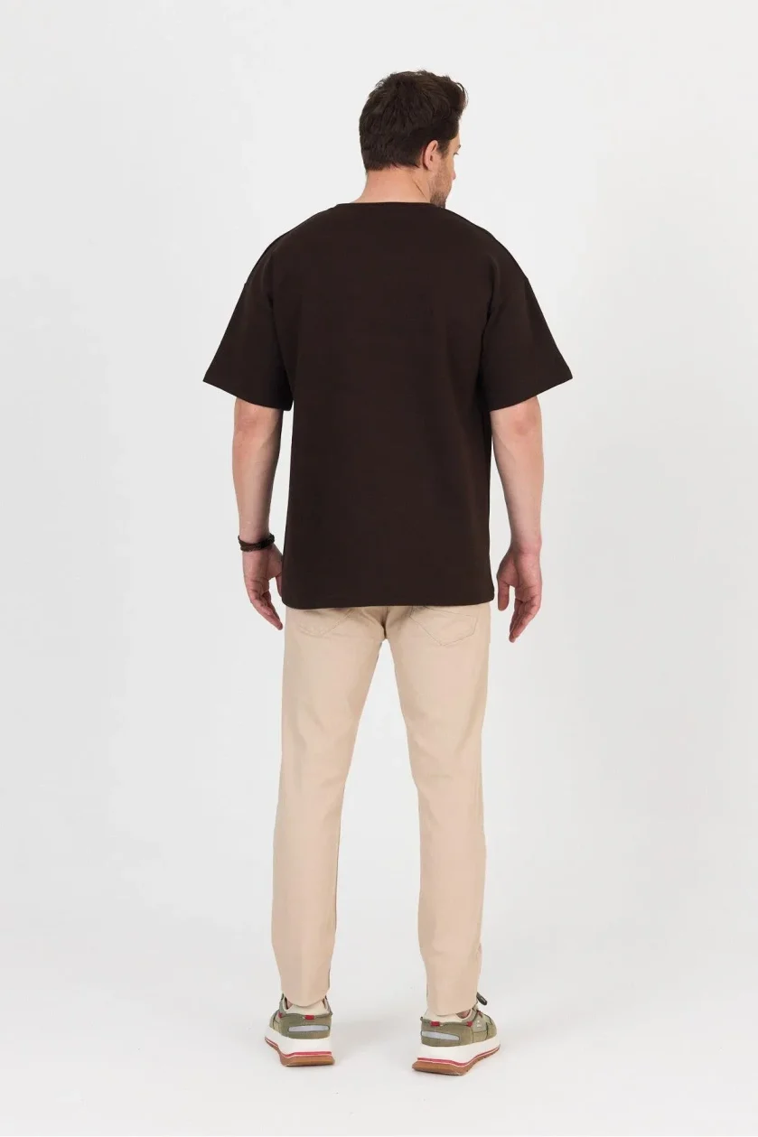 Erkek Doubleface İnterlok Oversize Tshirt - Görsel 22