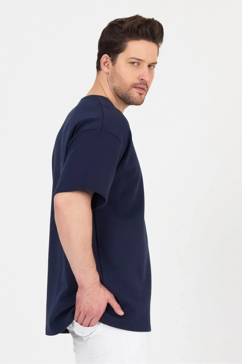 Erkek Doubleface İnterlok Oversize Tshirt - Görsel 25
