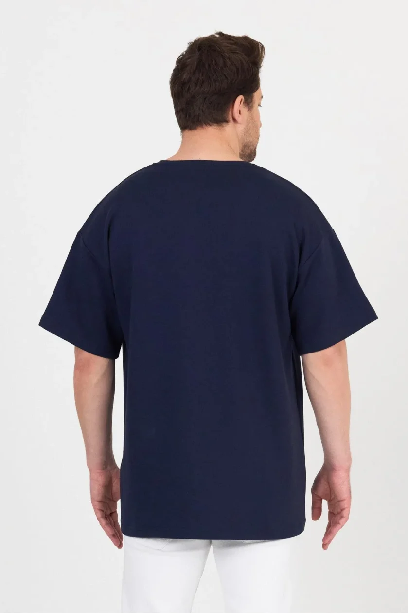 Erkek Doubleface İnterlok Oversize Tshirt - Görsel 28