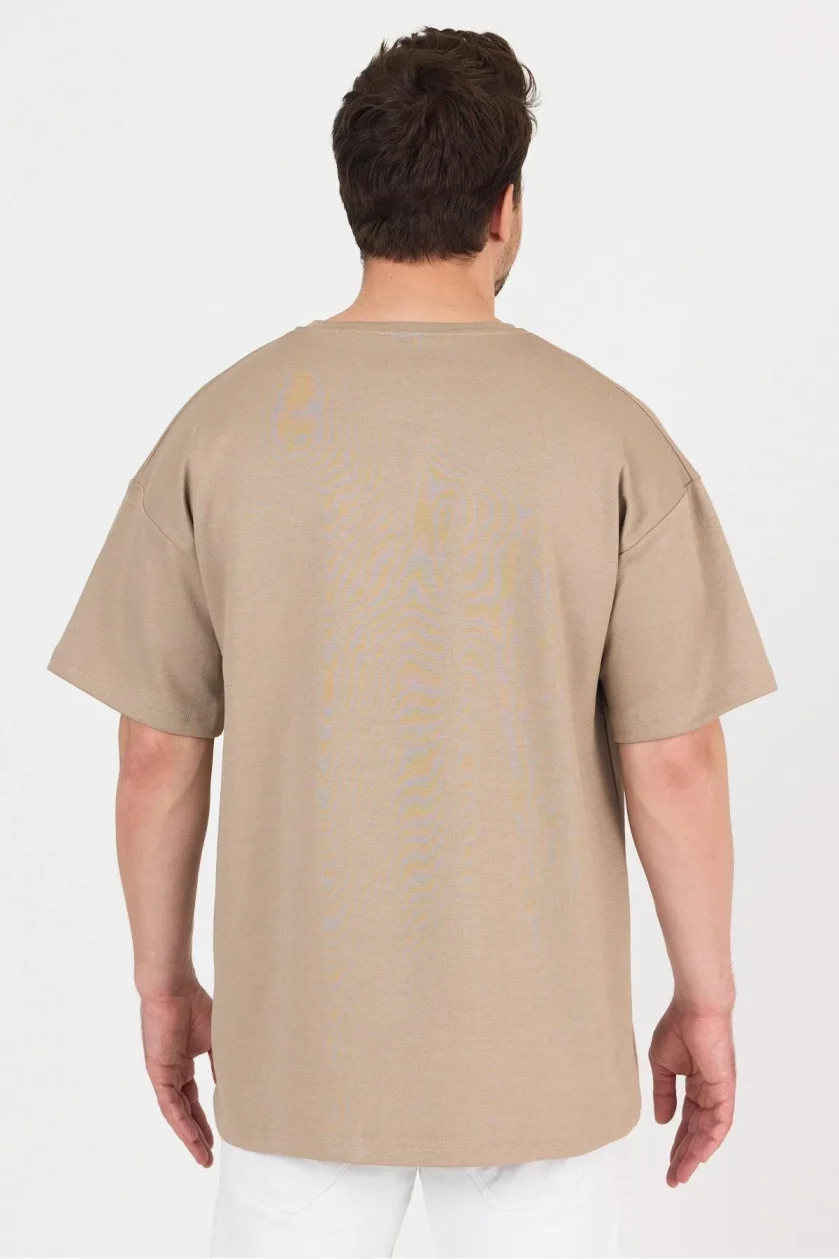 Erkek Doubleface İnterlok Oversize Tshirt - Görsel 34