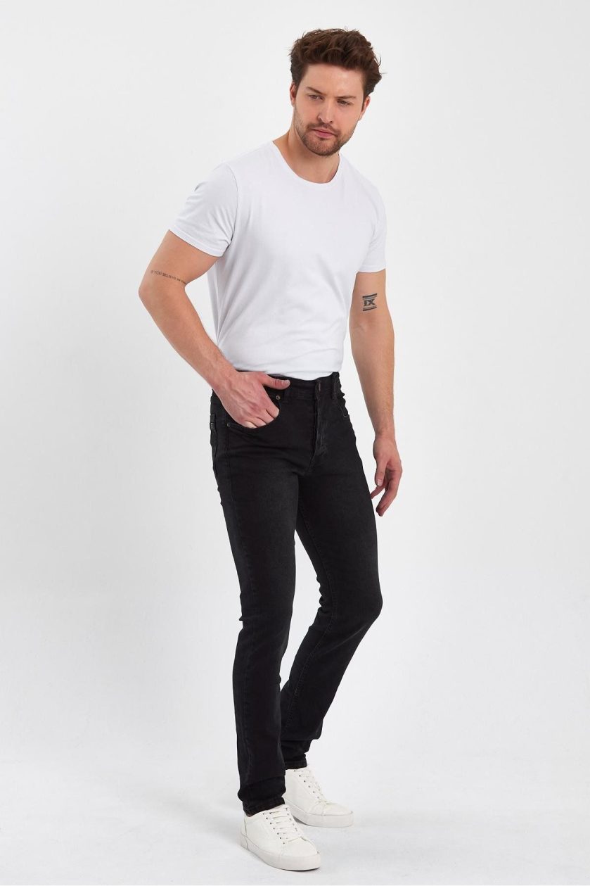 ERKEK DÜZ KLASİK JEANS - Görsel 3