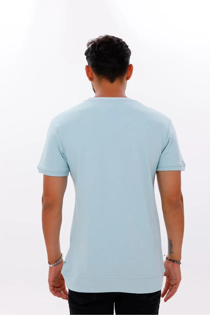 Erkek Etek Kol Ribanalı Doubleface Tshirt - Görsel 9