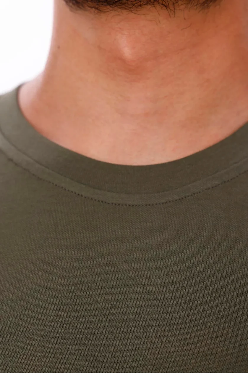 Erkek Etek Kol Ribanalı Doubleface Tshirt - Görsel 14