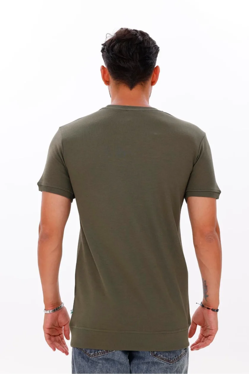 Erkek Etek Kol Ribanalı Doubleface Tshirt - Görsel 16