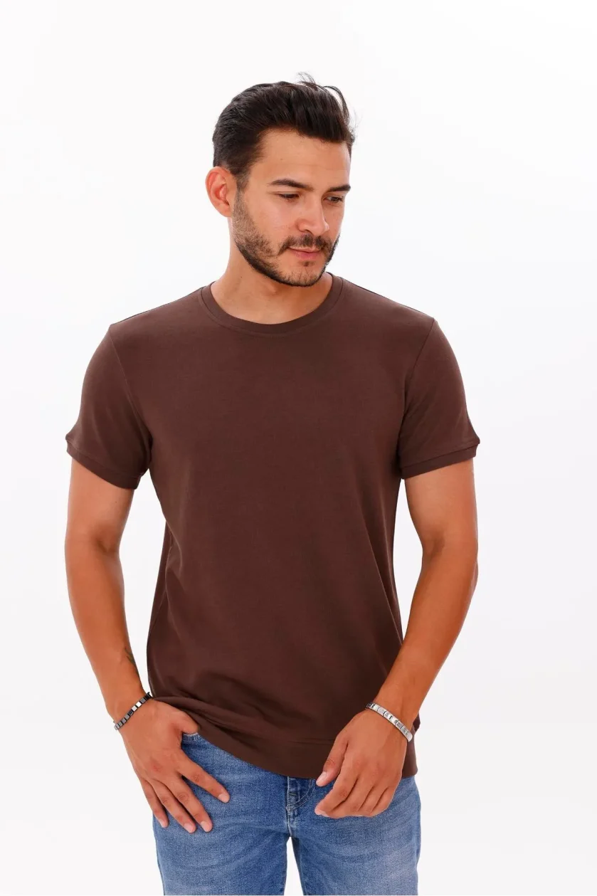 Erkek Etek Kol Ribanalı Doubleface Tshirt - Görsel 24