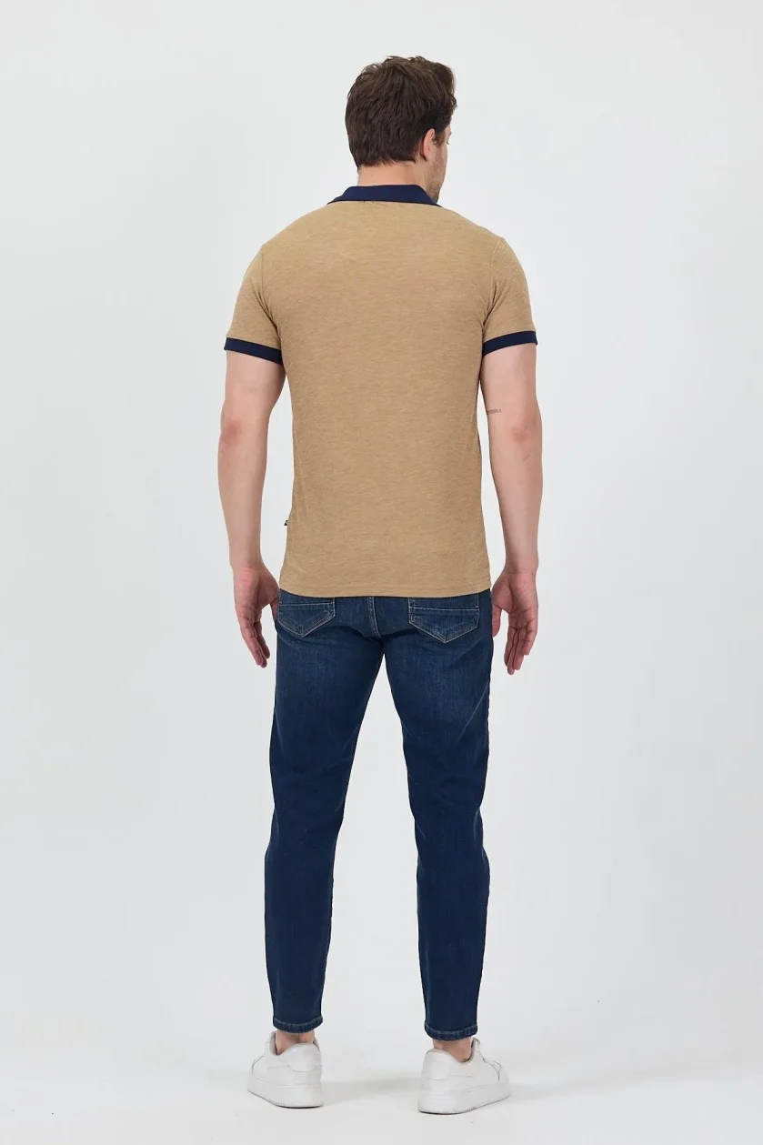 Erkek Garni Yakalı Polo Tshirt - Görsel 15