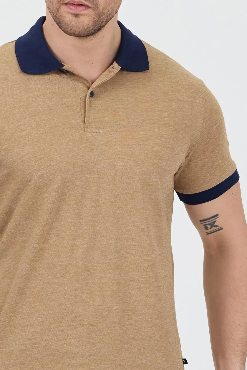 Erkek Garni Yakalı Polo Tshirt - Görsel 17
