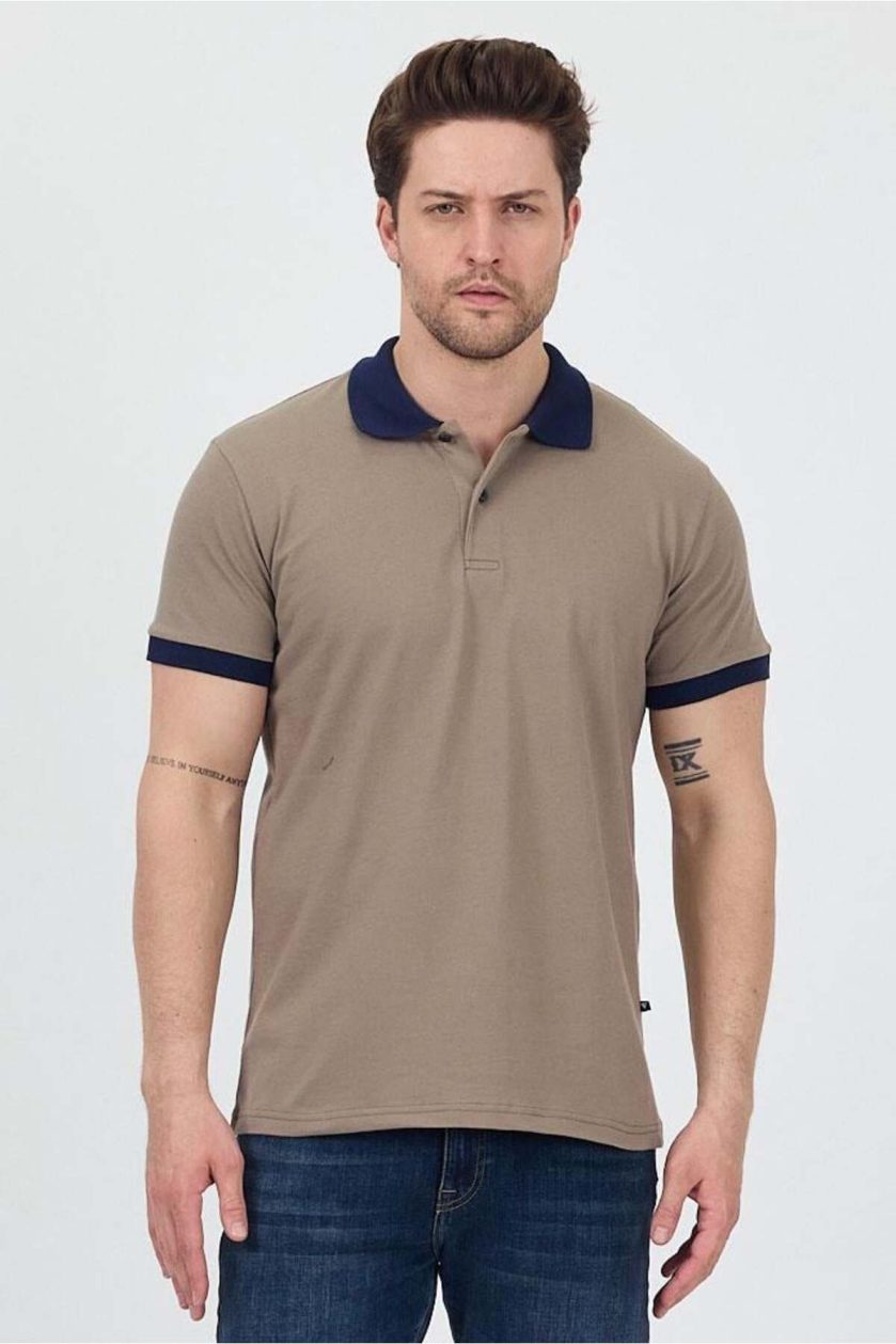 Erkek Garni Yakalı Polo Tshirt