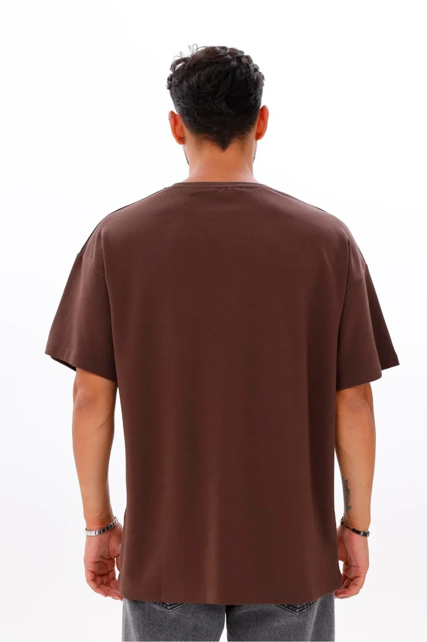 Erkek Oversize Doubleface Cepli Tshirt - Görsel 21
