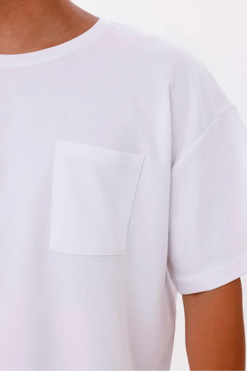 Erkek Oversize Doubleface Cepli Tshirt - Görsel 26
