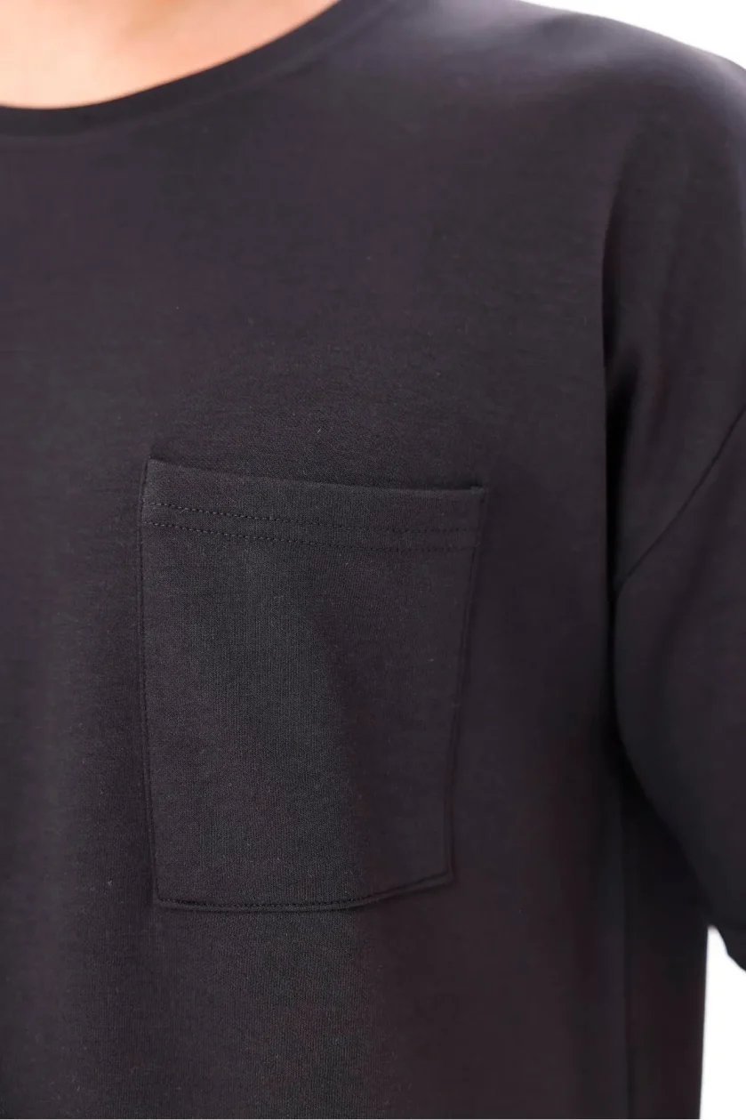 Erkek Oversize Doubleface Cepli Tshirt - Görsel 32