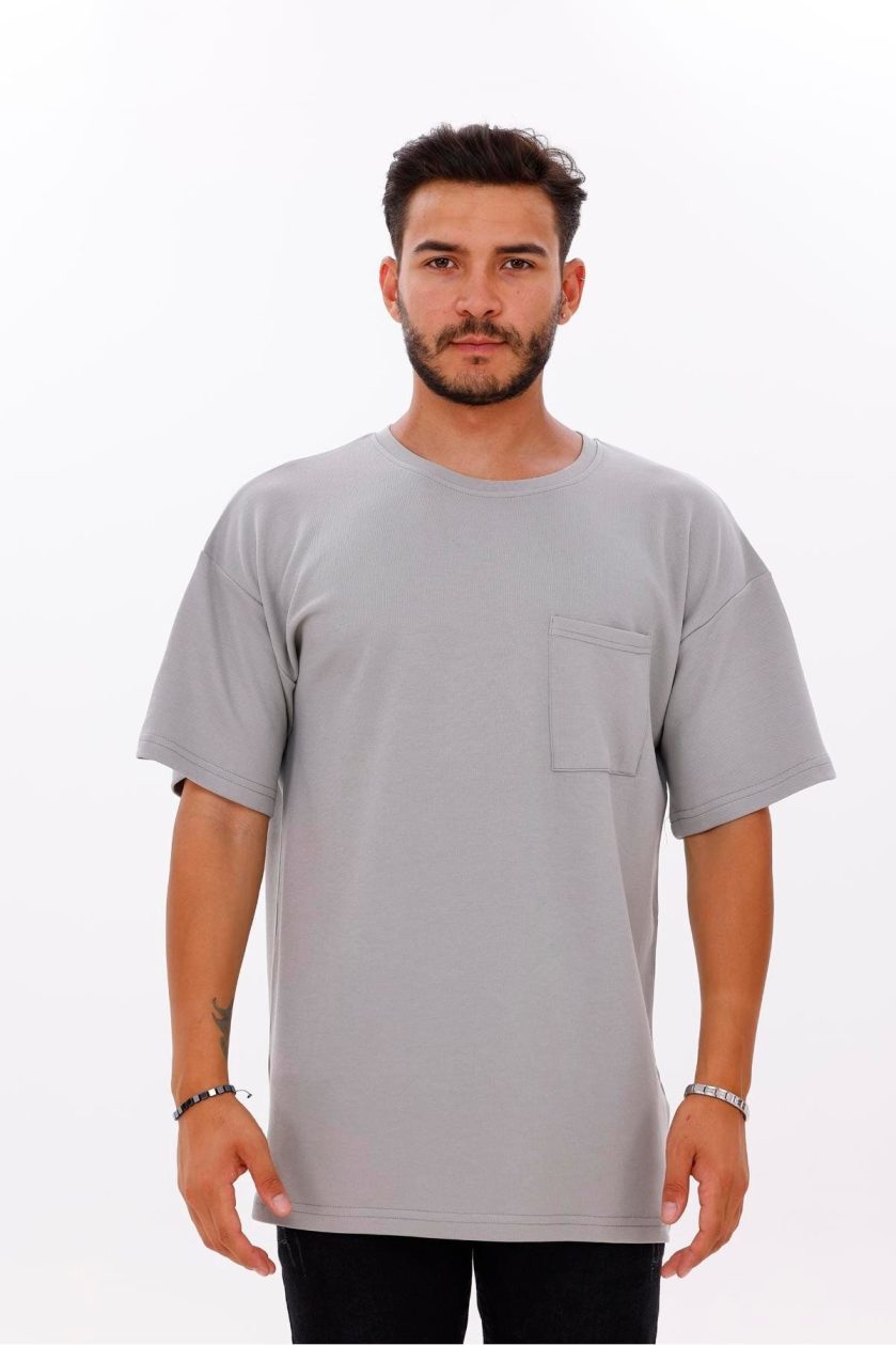 Erkek Oversize Doubleface Cepli Tshirt