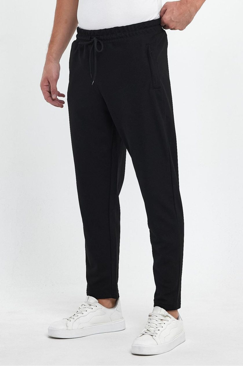 ERKEK ŞARDONLU POLYESTER PİKE CEP FERM.EŞOFMAN ALTI - Görsel 2