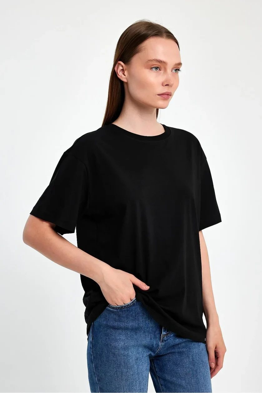 Kadın Oversize T-shirt - Görsel 11