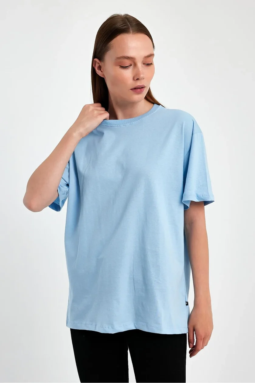 Kadın Oversize T-shirt - Görsel 13