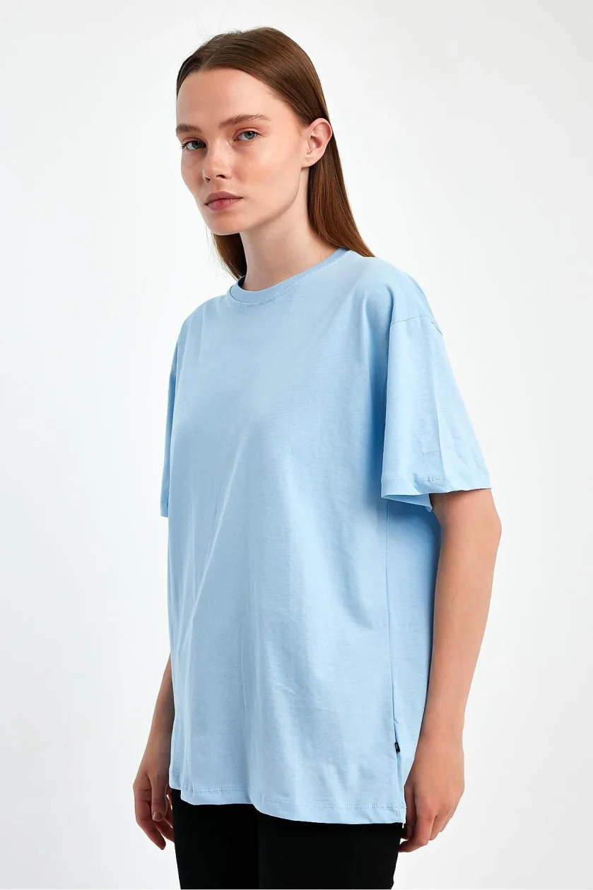 Kadın Oversize T-shirt - Görsel 14