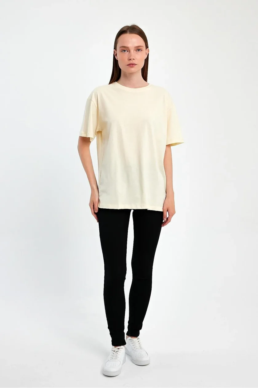 Kadın Oversize T-shirt - Görsel 20
