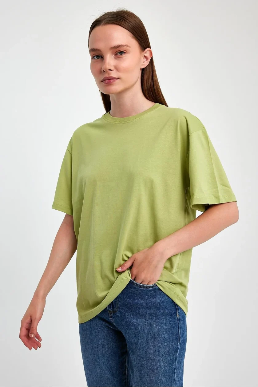 Kadın Oversize T-shirt - Görsel 22