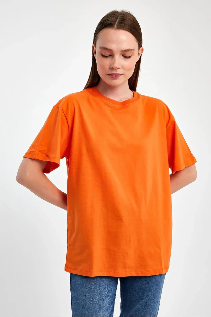Kadın Oversize T-shirt - Görsel 44
