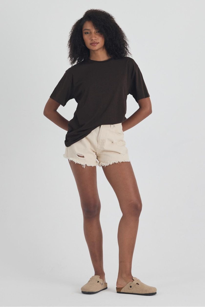 Kadın Oversize T-shirt - Görsel 5
