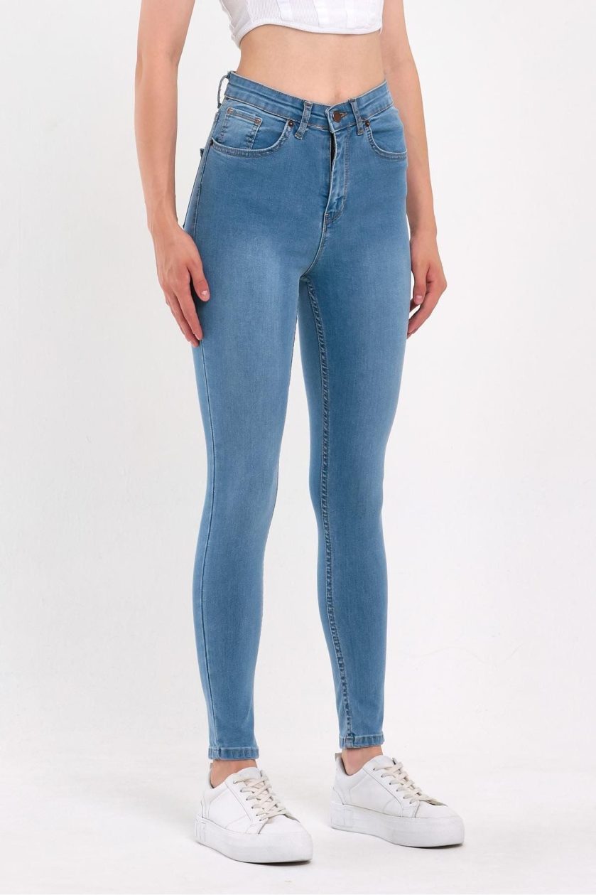 KADIN TAŞLAMALI JEANS - Görsel 3
