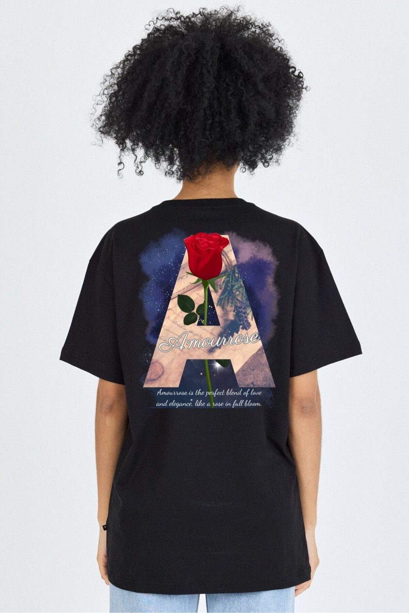 Unisex Ön Arka Baskılı T-Shirt