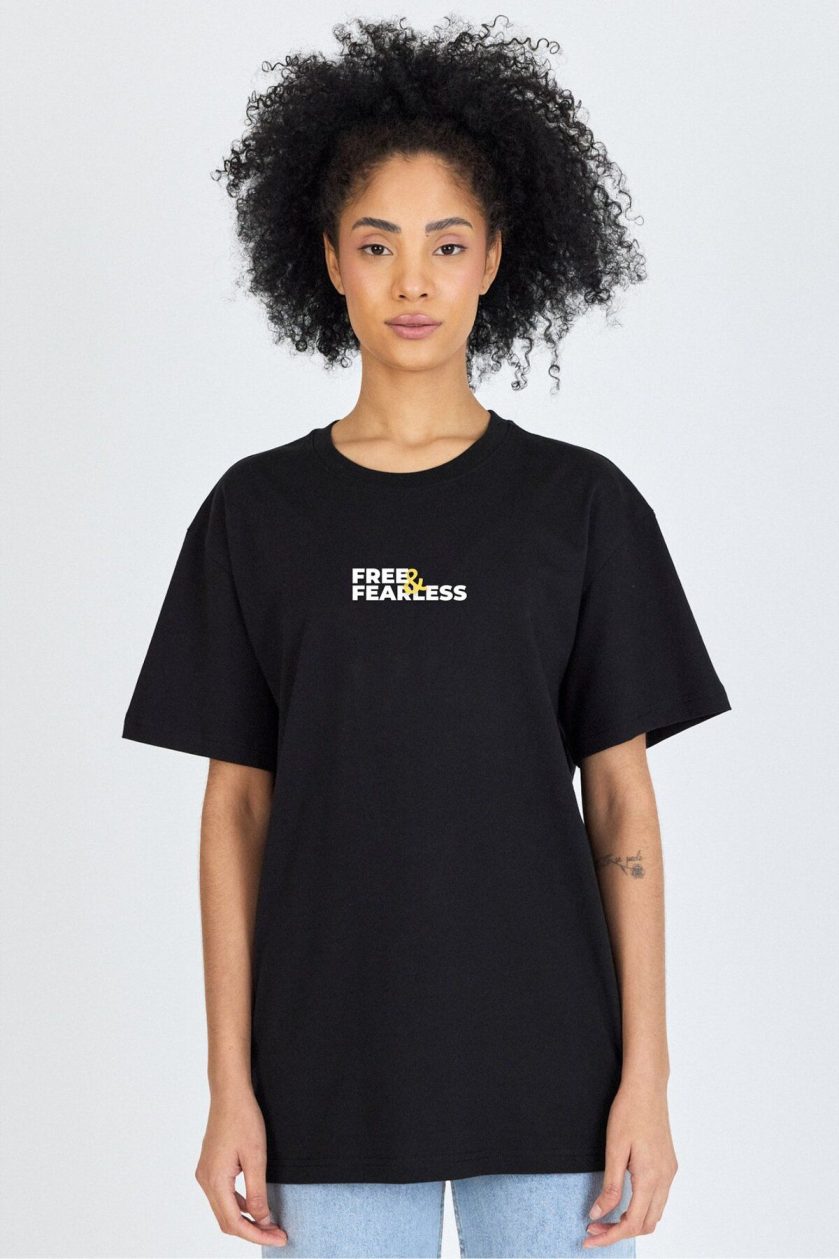 Unisex Ön Arka Baskılı T-Shirt - Görsel 2