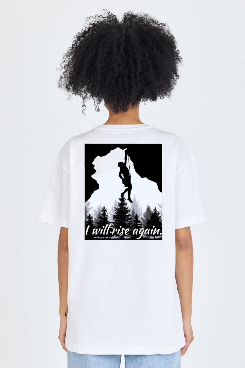 Unisex Ön Arka Baskılı T-Shirt