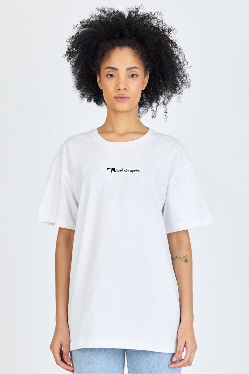 Unisex Ön Arka Baskılı T-Shirt - Görsel 2