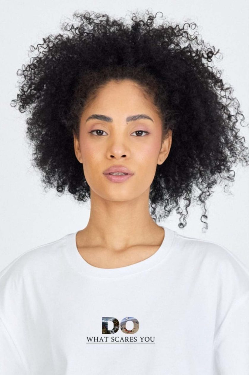 Unisex Ön Arka Baskılı T-Shirt - Görsel 3