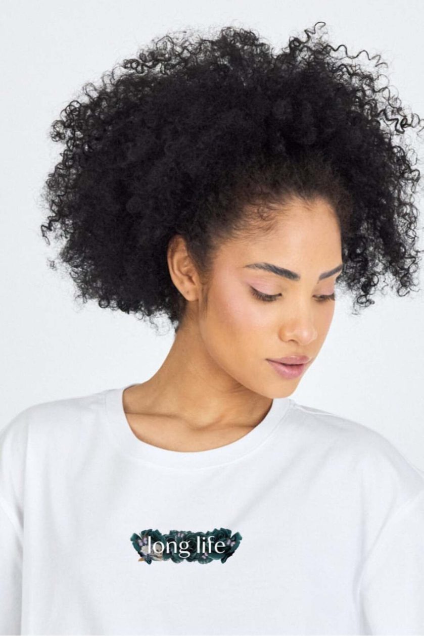 Unisex Ön Arka Baskılı T-Shirt - Görsel 3