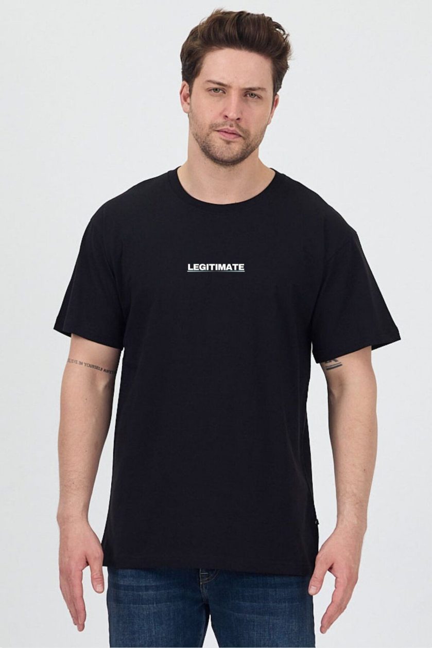 Unisex Ön Arka Baskılı T-Shirt - Görsel 2